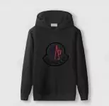 moncler sweater hoodie cheap wyk2023 badge  black